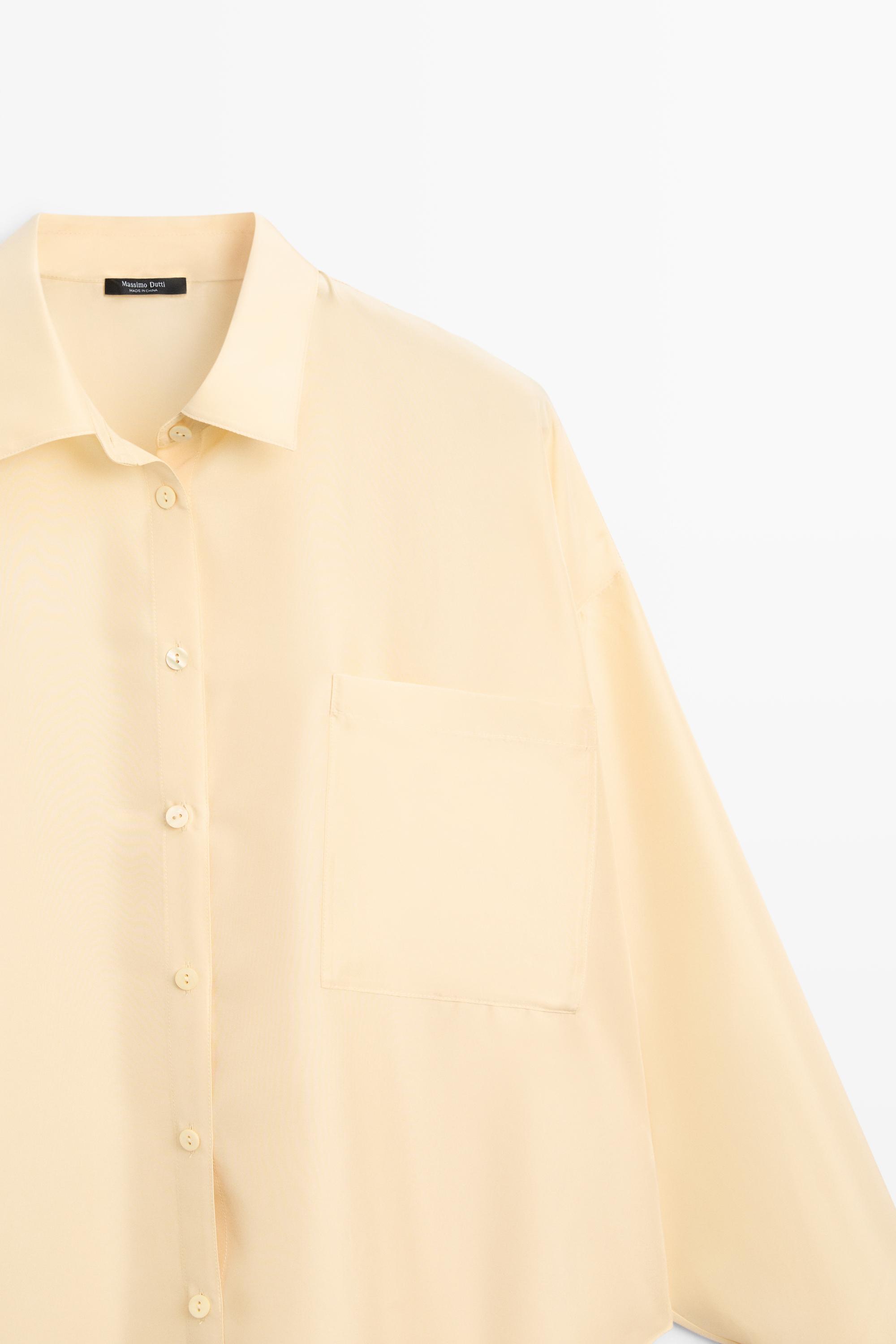 Flowing 100% silk shirt